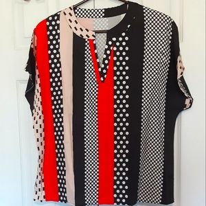 NWOT Women's V-Neck Blouse